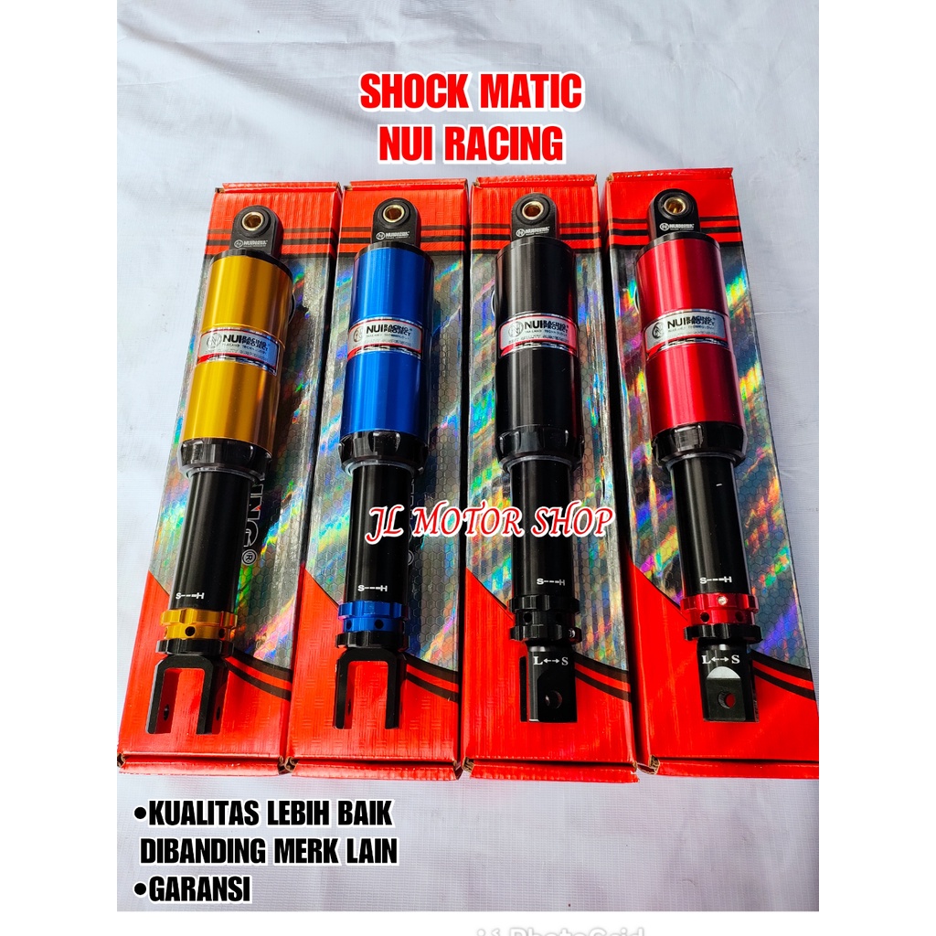 SHOK SHOCK SHOCKBREAKER MODEL UPSIDE DOWN NUI MIO BEAT VARIO XEON SCOOPY MIO J SOUL GT SPIN MIO Z M3 X-RIDE SPIN SKYWAVE NEXT VARIO 110 125 150 DLL NUI RACING - SHOCK MODEL UP SIDE DOWN MATIC NUI RACING