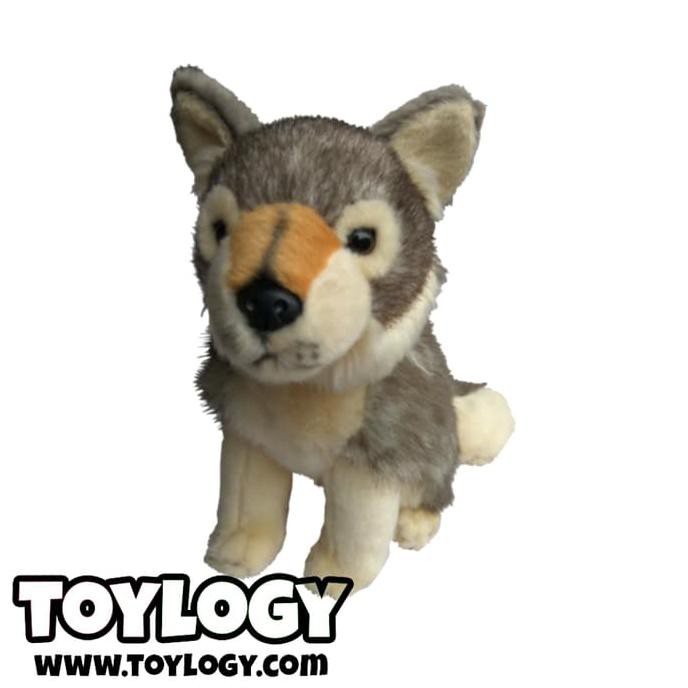 Boneka Hewan Anjing Husky ( Siberian Husky Dog Doll ) 10 inch
