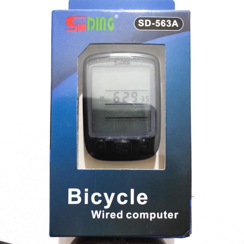 SPEEDOMETER SEPEDA SUNDING SD-563A BACKLIGHT LCD SD - 563A