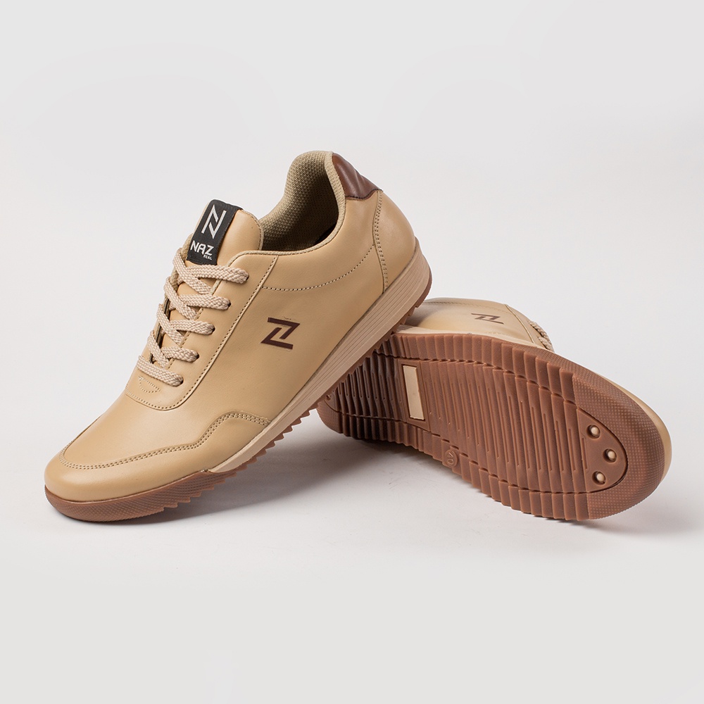 CLIVE CREAM |ManNeedMe x NAZ| Sepatu Sneakers Pria Casual Shoes ORIGINAL PREMIUM