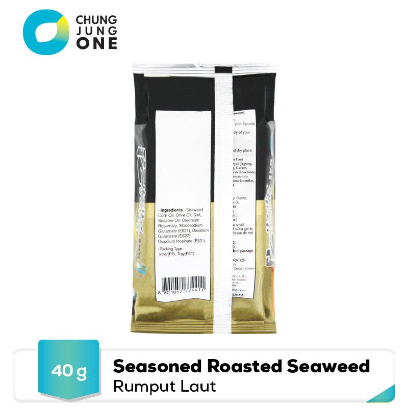 Chung Jung One Daesang Ofood - Roasted Laver - Seasoned Roasted Seaweed with Olive 6+3