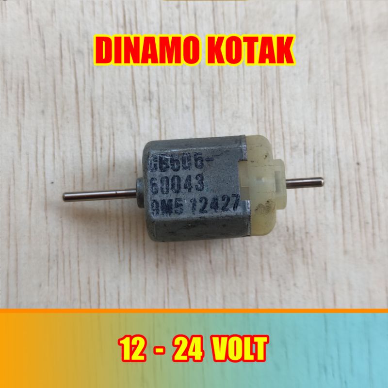 Dinamo Kotak 12 Volt - 24 Volt / Dinamo Layangan