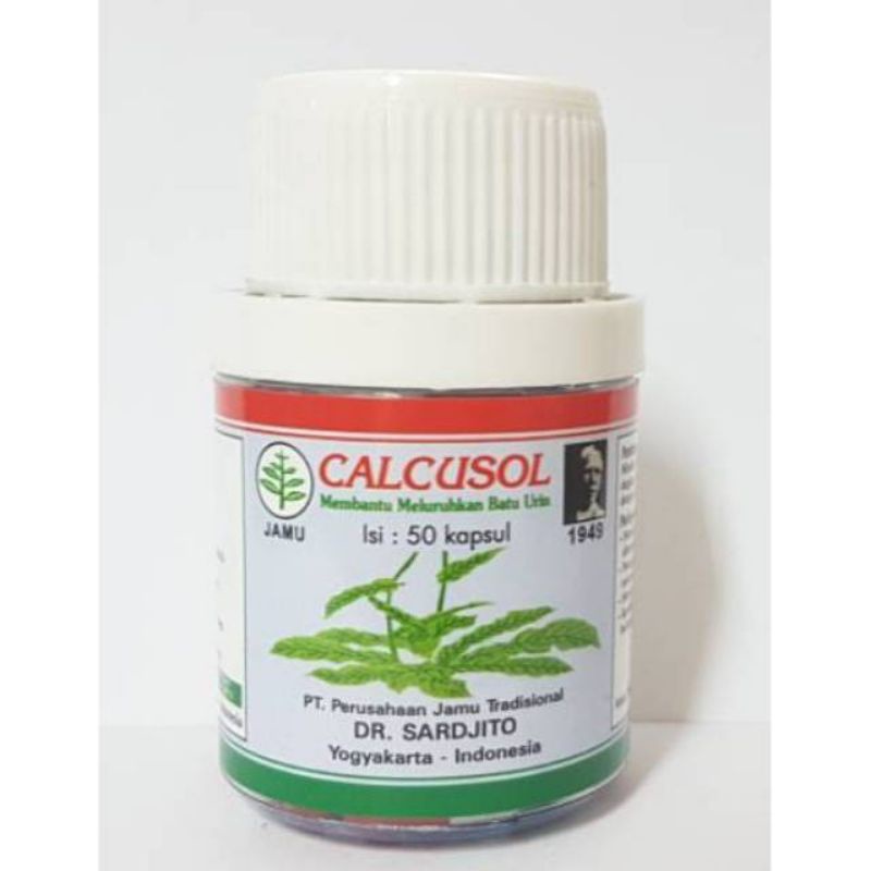 Calcusol Dr.Sardjito Peluruh Batu Urin Herbal
