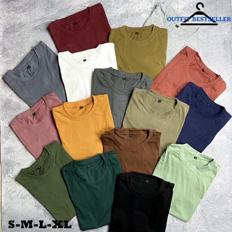 Kaos Polos Pria-wanita Cocok di Pakai Sehari-hari