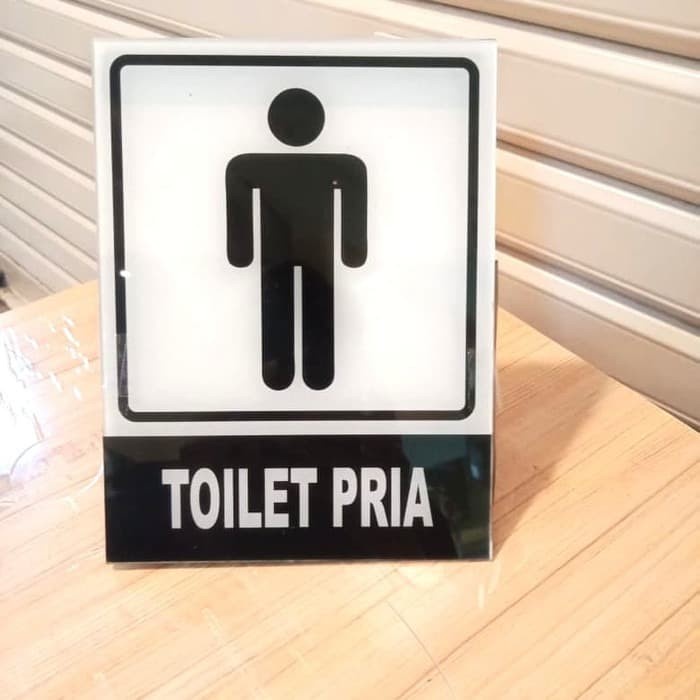 

SIGN AKRILIK TOILET WANITA / PRIA UKURAN 15X20CM
