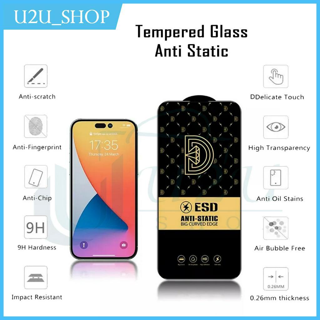Tempered Glass ESD Full Cover Anti Static Nokia 5.3 Nokia G10 Nokia G20 Nokia C20 Nokia C31 Nokia C2