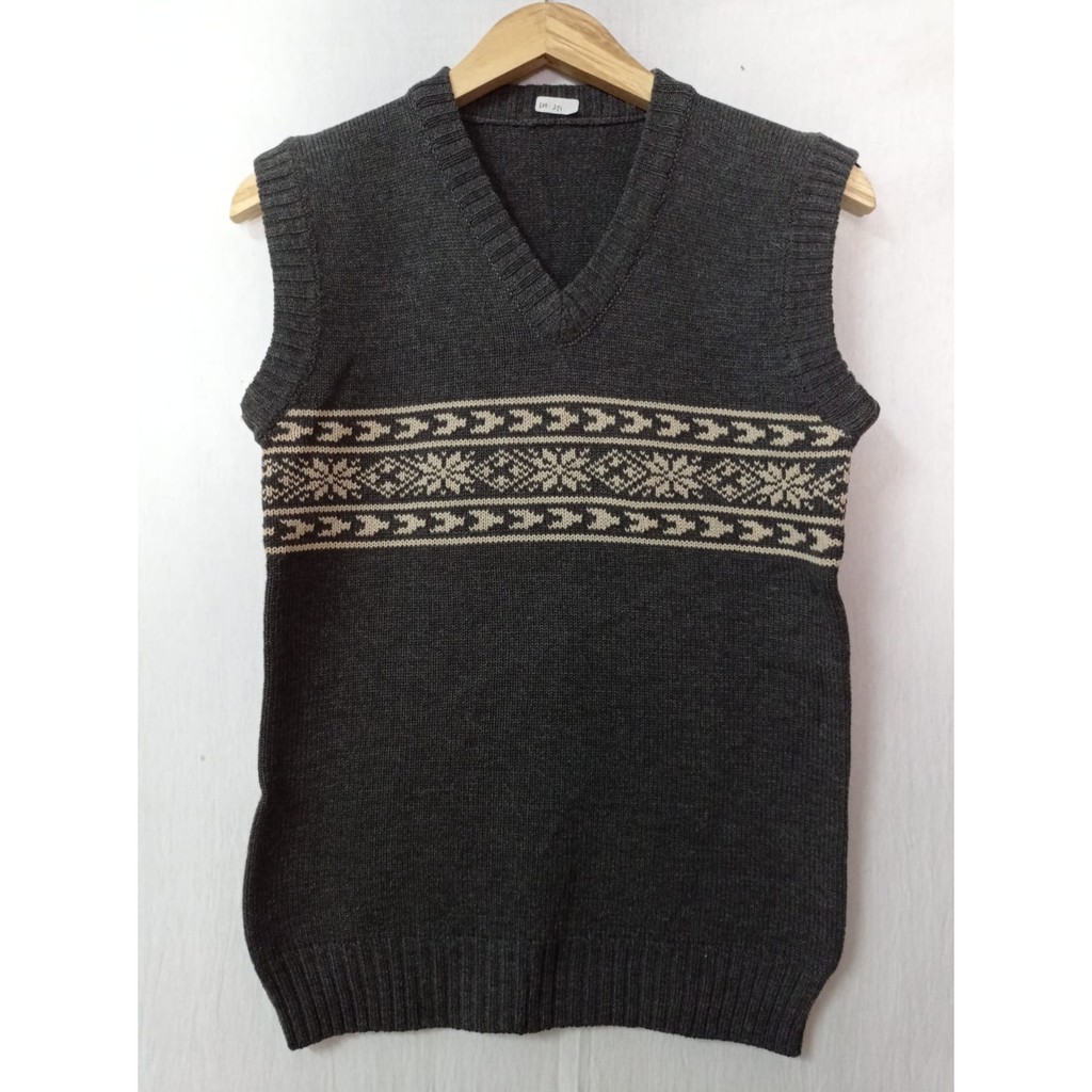 Vest rompi rajut // Rompi rajut pria