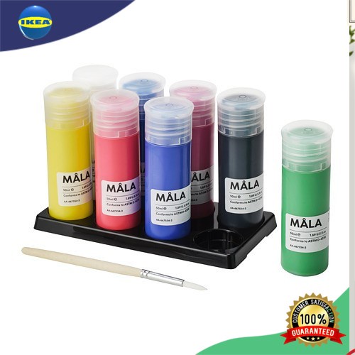 

IKEYA MAL Cat Air, Water Colour isi 8 warna campuran uk 400 ml Peralatan menggambar Anak