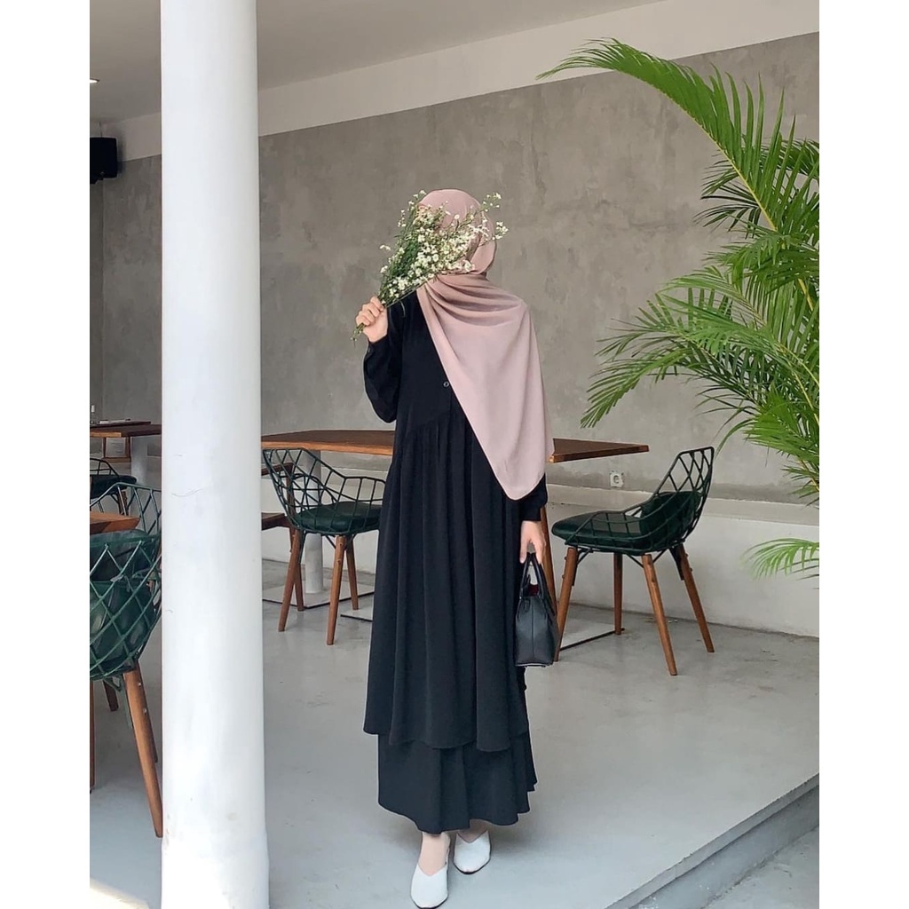 HD16:[ZENA] [ONE SET ROK ATASAN TUNIK LEEBARAN 2023] [GAMIS satu set BAHAN SHAKILA ORI PREMIUM] [ FASHION WANITA STELAN TERLARIS KEKINIAN] [GAMIS TERBARU] [ TUNIK SET ROK] [ GAMIS JUMBO BUSUI] [  SIZE S M L XL]