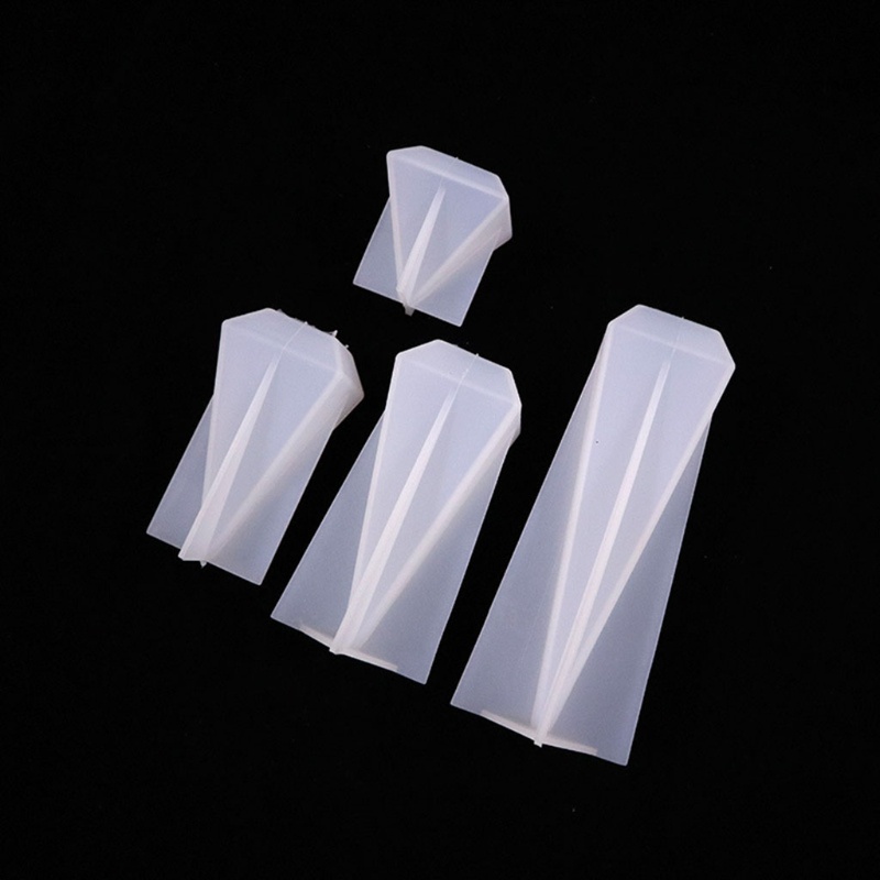 Siy 3D Kerucut Ornamen Kristal Epoxy Resin Cetakan Dekorasi Rumah Cetakan Silikon DIY Kerajinan Perhiasan Casting Alat