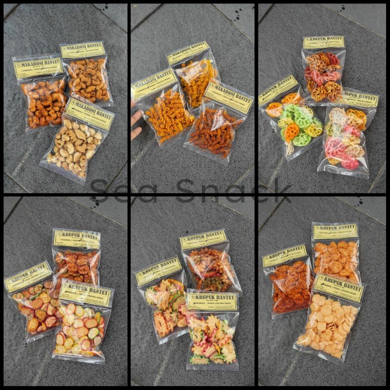 (HALAL) MAKARONI  BANTET /MAKRONI BANTET/ MAKARONI BANTAT DAN KRUPUK BANTET TERLARIS