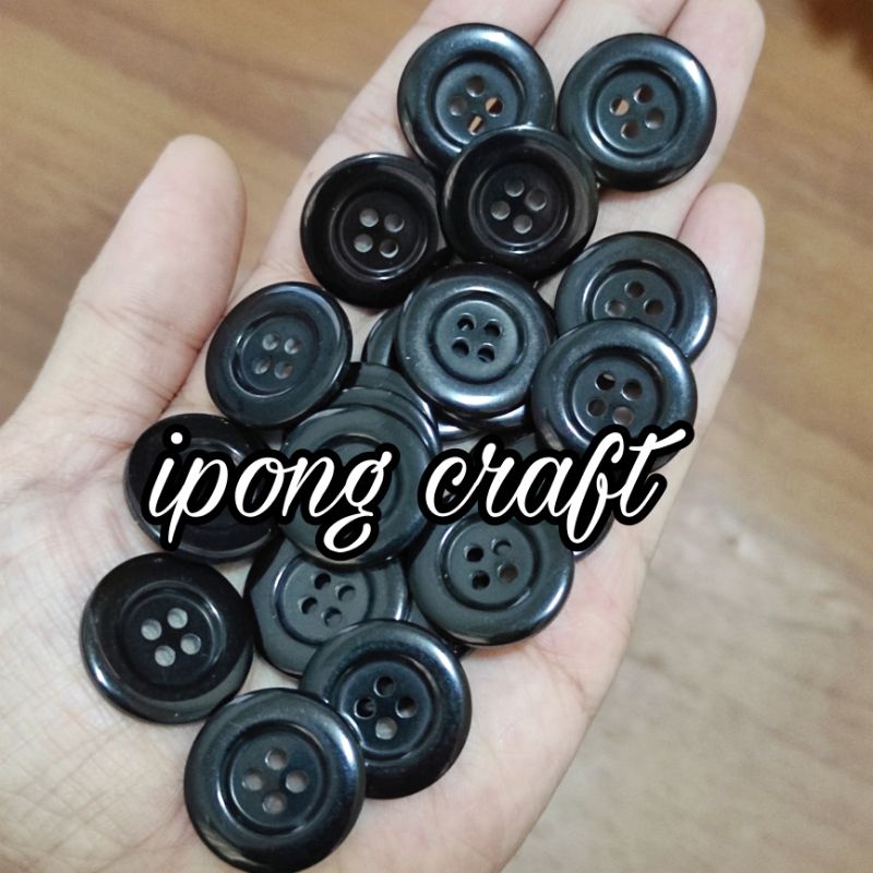 Kancing Baju 2cm / Kancing Jas 2cm isi 10Biji