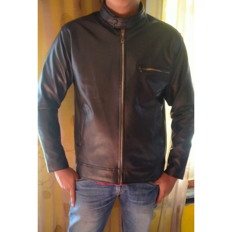 jaket kulit asli garut cowok murah kerajinan garut