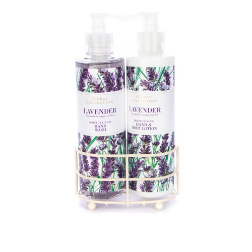 MARKS &amp; SPENCER Twin Rack Set Hand Body Lotion + Hand Wash - Lavender