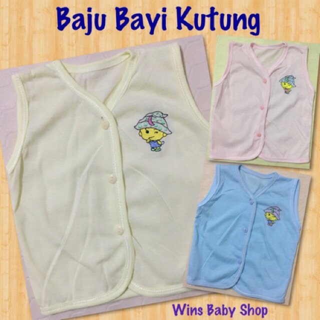 1 Lusin Baju Bayi Tanpa Lengan