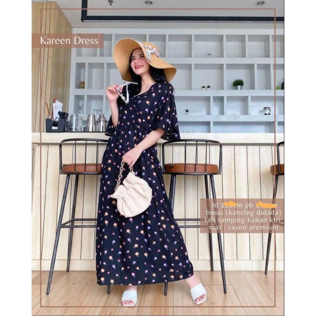 KAREEN DRESS HOMEDRESS KIMONO DRESS ,HOMEDRESS DASTER CANTIK DASTER LOWO