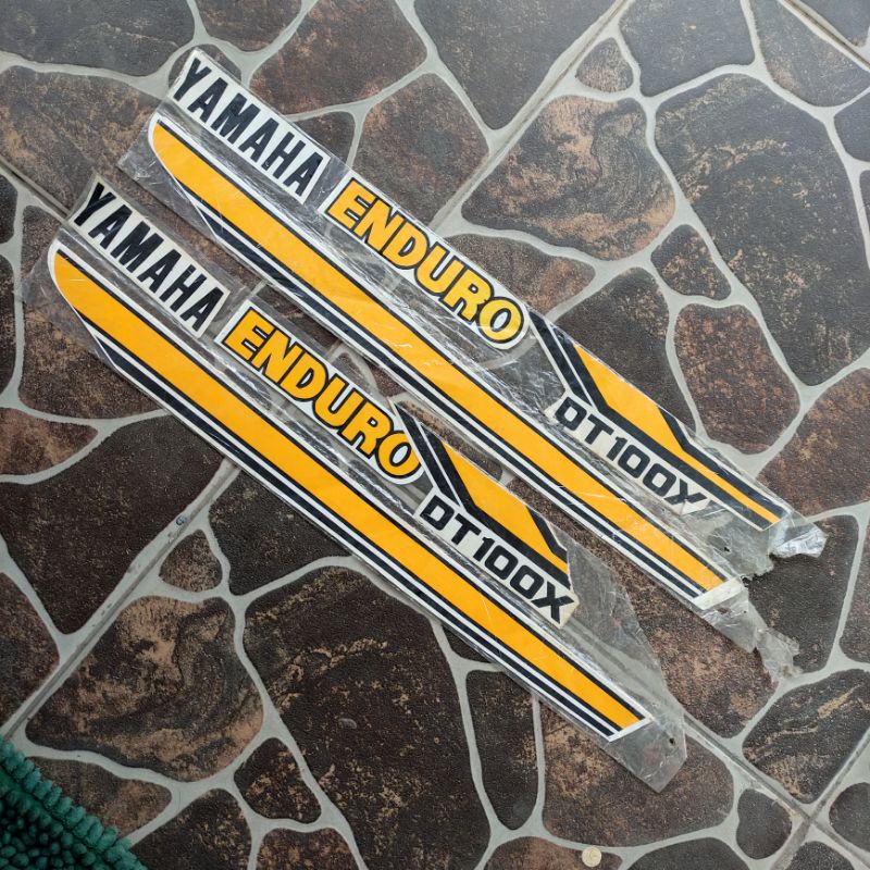 sticker striping body yamaha dt100 dt100x dt 100