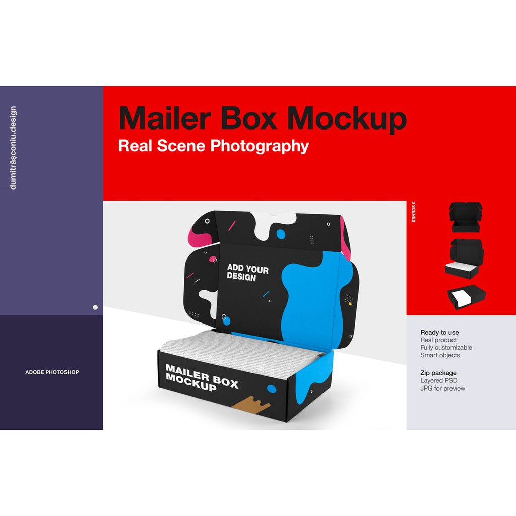 Download Design Kit 395 29 Mb Craft Mailer Box Mockup Shopee Indonesia PSD Mockup Templates