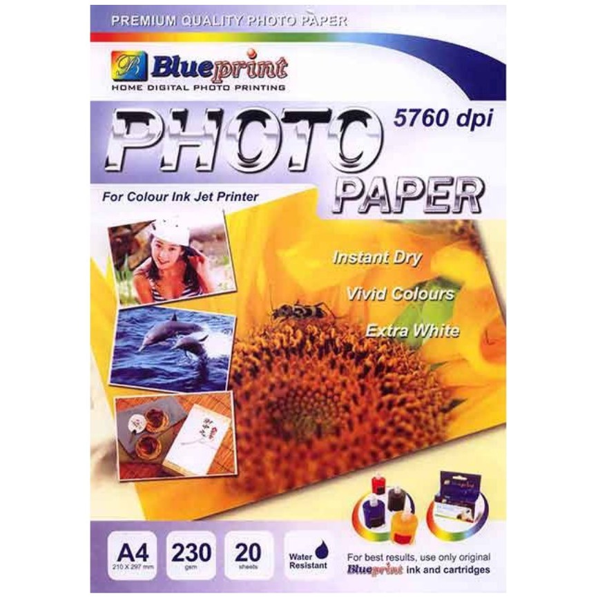 Jual KERTAS PHOTO BLUEPRINT 230 Gsm Indonesia|Shopee Indonesia