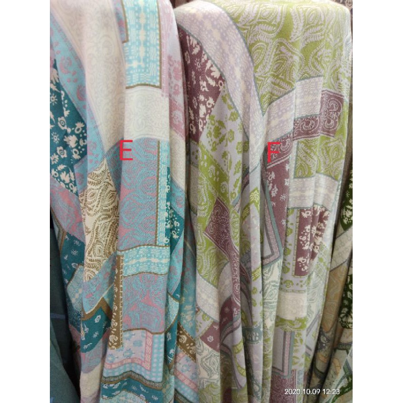 Kain katun rayon premium/rayon import