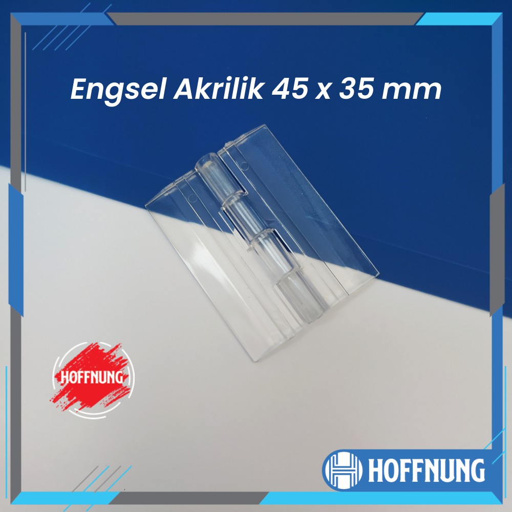 Engsel Akrilik 45 X 35 Mm Hinge Acrylic 45x35mm Ukuran 4 cm