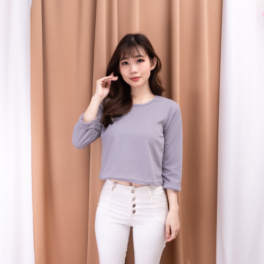 Stacy Oversize Cop Top | Blouse Stacy Wanita