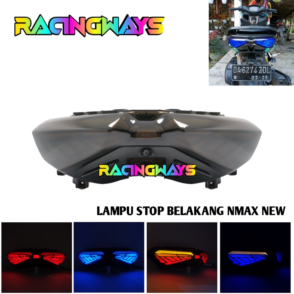 Stoplamp Nmax New AES Lampu Stop Nmax New LED Sein Nmax New 3 IN 1 2020