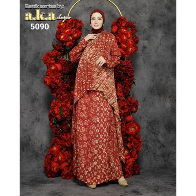 one set rok batik aka new