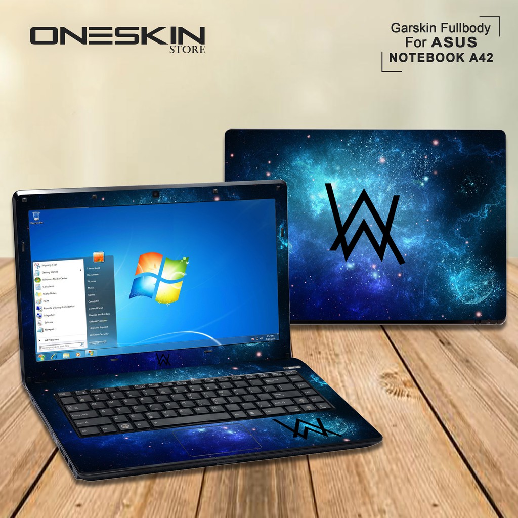 Garskin Laptop Cover Laptop Asus A42F-VX334D A42F-VX402D Fullbody