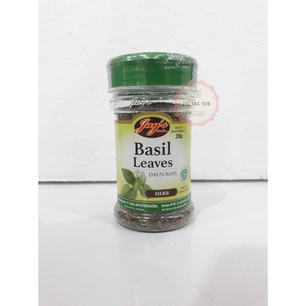 Jay's Basil Leaves (Daun Basil) 20 gr