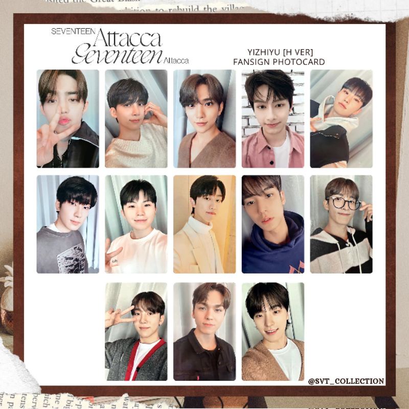 [BOOKED] PC ATTACCA YIZHIYU H MINGYU