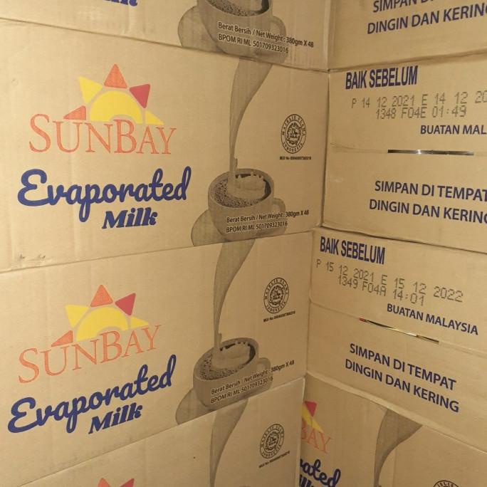 

(BISA COD) Sunbay evaporated milk/Susu Evoporasi Sunbay 380 g ( karton ) STOK TERBATAS Kode 852