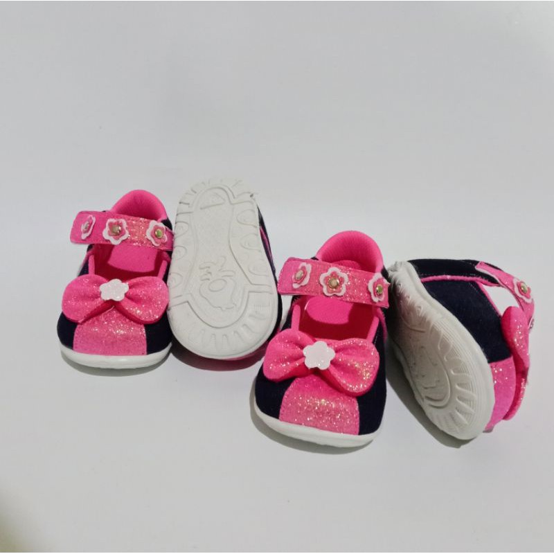 BK010_SEPATU ANAK CEWEK MODEL PITA TERBARU USIA 5BLN-3TAHUN