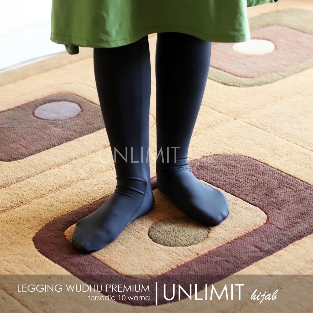 LEGGING WUDHU Original by Unlimit Hijab | Bahan Premium Terlaris di Indonesia [PREMIUM]