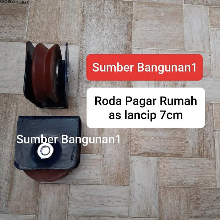 Roda pagar as lancip 7cm | Roda pagar lancip 7cm