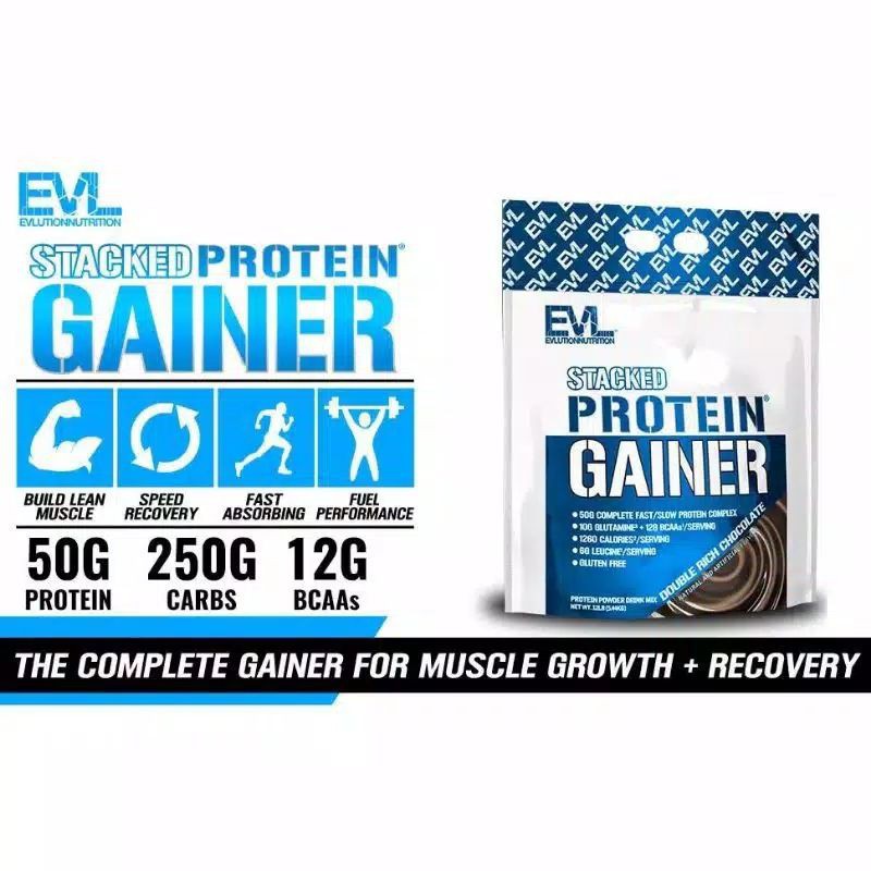 EVL PROTEIN GAINER 12LBS BPOM MASS GAINER 12LB