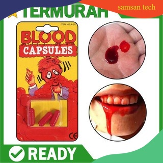 Kapsul prank mainan Darah Palsu Warna Merah Untuk Halloween cosplay