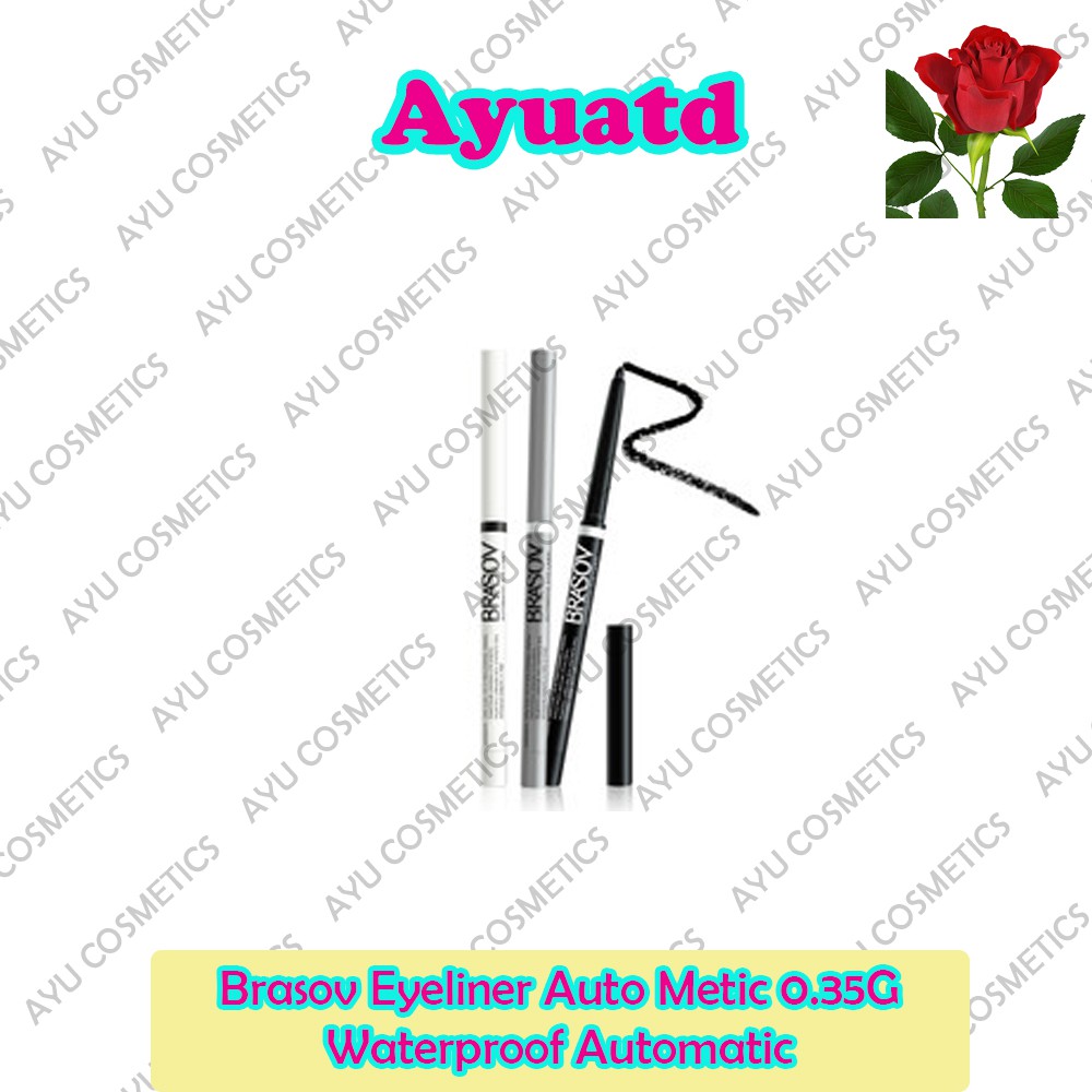 Brasov Eyeliner Auto Metic 0.35G Waterproof Automatic  Awet Tahan Lama