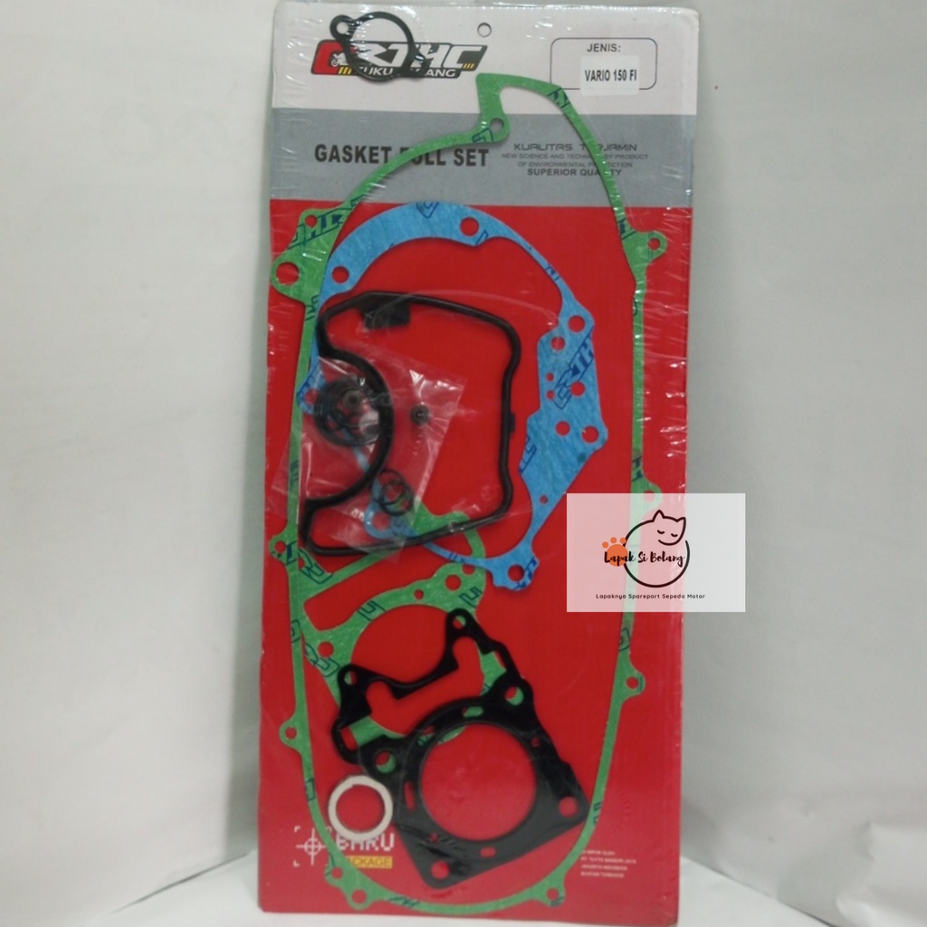 PAKING FULL SET GASKET KIT PULSET VARIO 150 FI + SEAL KLEP THALLAND/RTHC