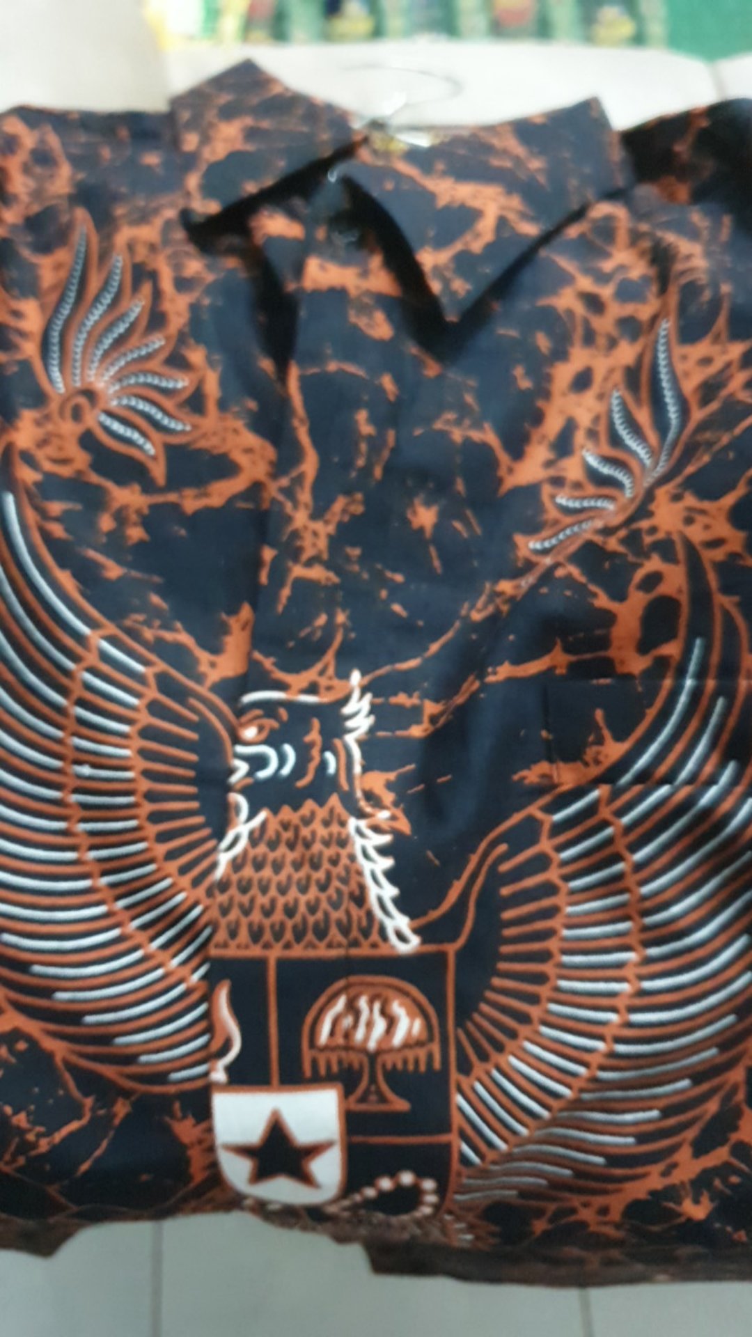 Garuda Batik Lengan Panjang Pendek Full Furing Katun Halus Sragenan Hq Size M-xl Batik Solo Sm Batik