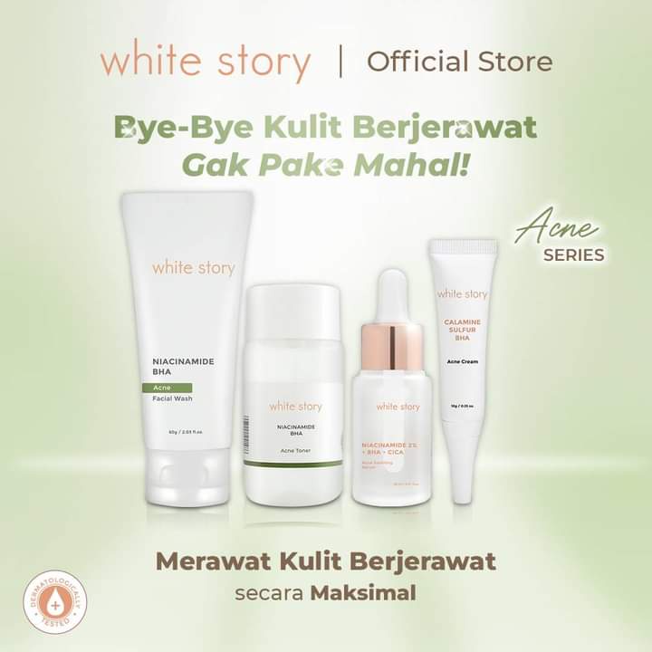 White Story Acne Series Paket Perawatan Acne Lengkap