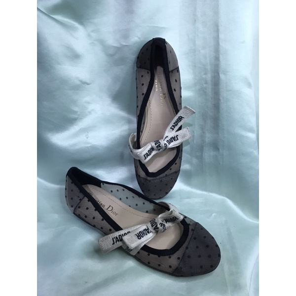 Sepatu dior ballerina paris black