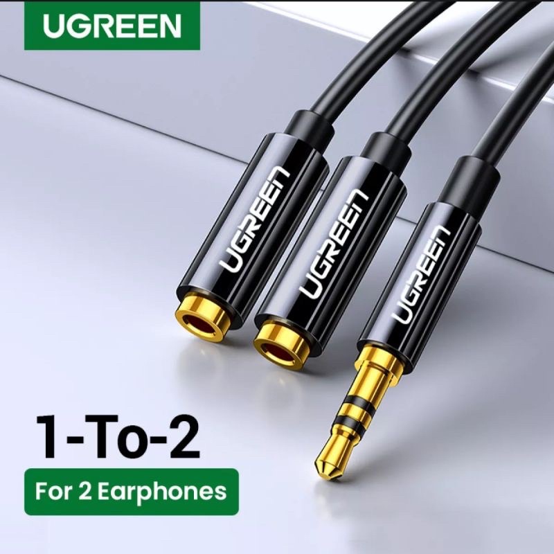 ugreen kabel Aux audio splitter male to dual Female -ugreen 20816