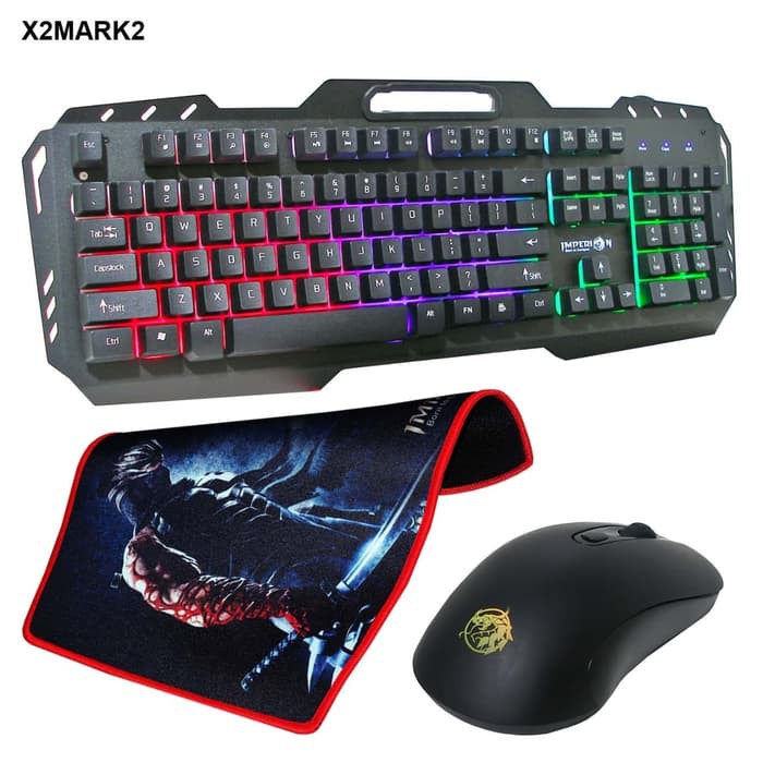 Imperion gaming keyboard mouse mousepad combo X2 MARK ll