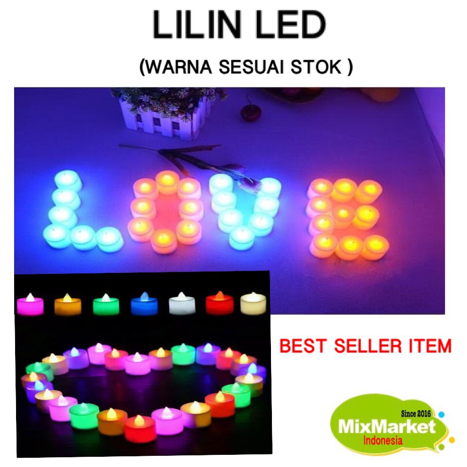 LAMPU LILIN / LILIN ELEKTRIK LED (BUKAN TIUP)