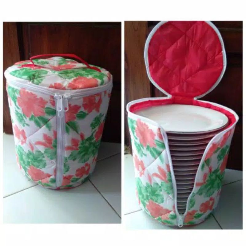 (COD) TAS PIRING JUMBO Tas piring 28cm Tas piring anti debu(PRASMANAN)