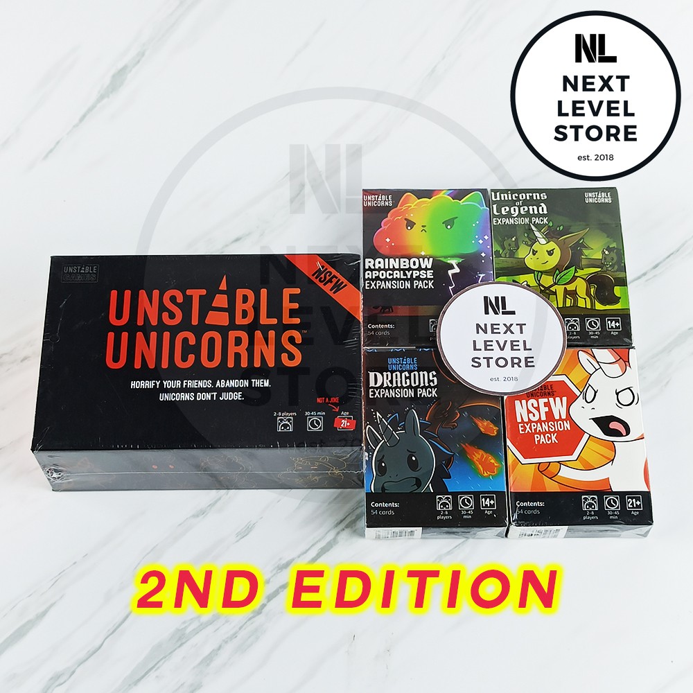 Unstable Unicorn COMPLETE SET + EXPANSION TERMURAH! READY STOCK! UNTUK ECER ADA DI LINK LAIN YA