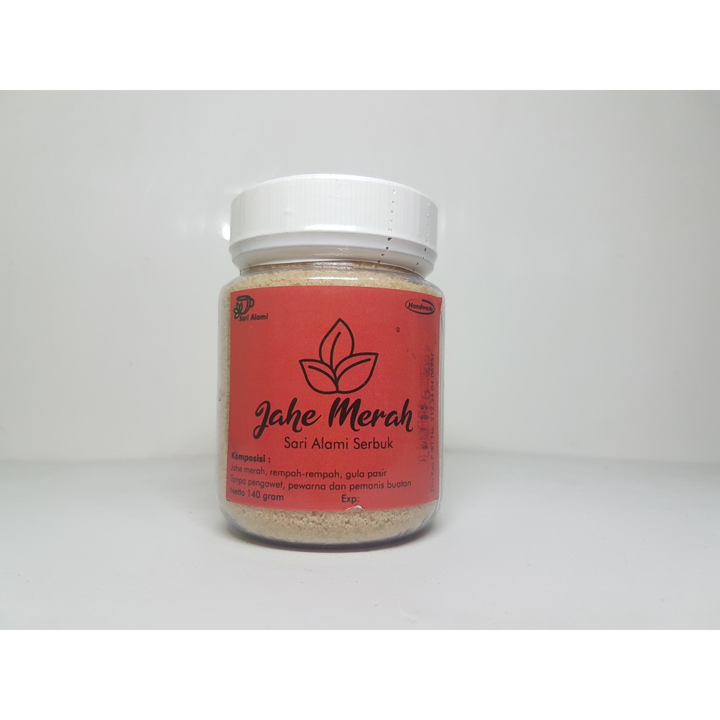 

Jahe Merah - Minuman Kesehatan Tradisional Herbal Sari Alami Asli Jamu