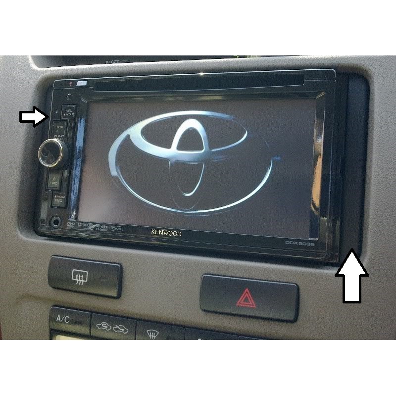 Kuping Frame Tape TV  / 2Din/ Double Din Innova / Fortuner / Agya / Ayla DLL