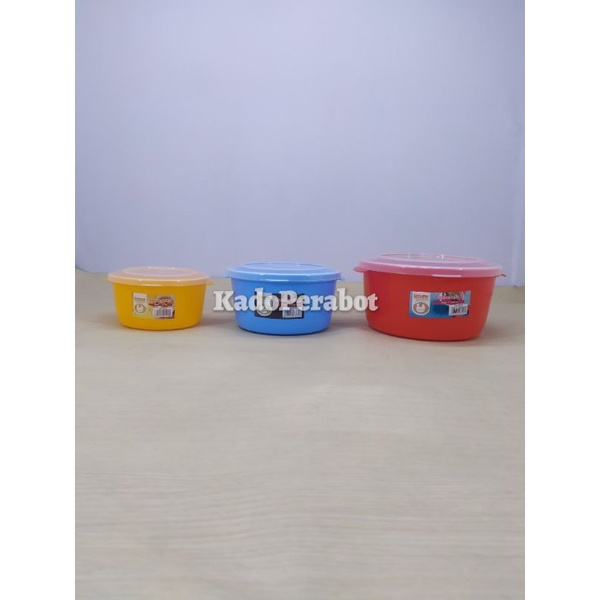 toples basi+tutup casserolel - tempat makanan tutup - toples plastik